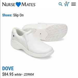 Nurse mates shoes Dove style white